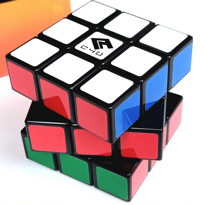Rubik 3x3. C4U Black. Siêu Hiếm
