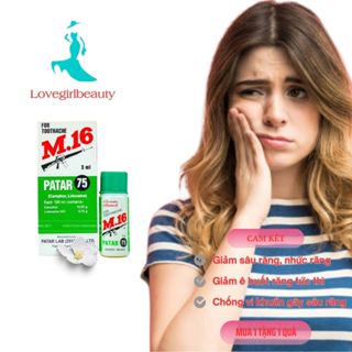 Răng sâu Patar 75 M16 giảm nhức răng hết sâu răng giảm ê buốt răng hiệu quả tức thì cam kết an toàn;.
