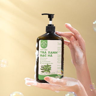Sữa tắm Trà Xanh Bạc Hà the mát, hỗ trợ giảm mụn, giảm ngứa 500ml