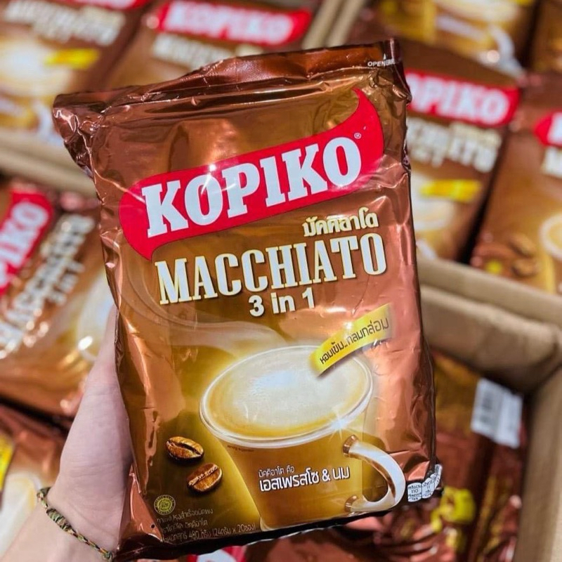 CÀ PHÊ MACHIATO KOPIKO THÁI (20gói nhỏ)