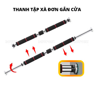  Xà đơn treo tường,gắn cửa có chốt chống xoay 2024 đủ cỡ từ 60-150cm thép chịu lực điều chỉnh đa năng 