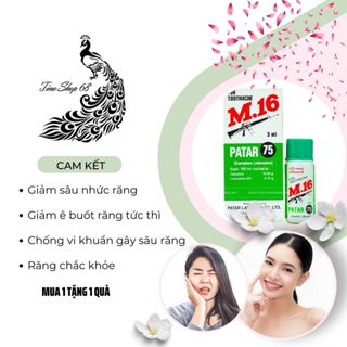 Răng sâu Patar 75 M16 giảm nhức răng hết sâu răng giảm ê buốt răng hiệu quả tức thì cam kết an toàn