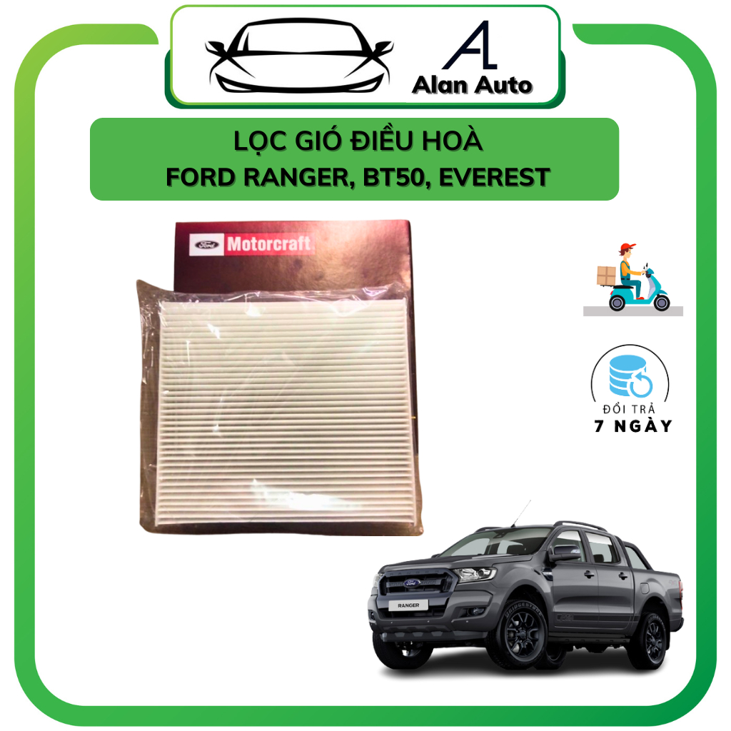 Lọc gió điều hoà Ford Ranger 12-21, BT50 , Ford Everest 12-21, MSP: AB39-19N619-A