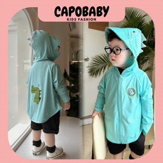 Áo nắng thông hơi chất su lạnh thoáng mát cho mùa hè ,hình khủng long cho bé trai, bé gái 7-23kg [SH7071 tặng kính]