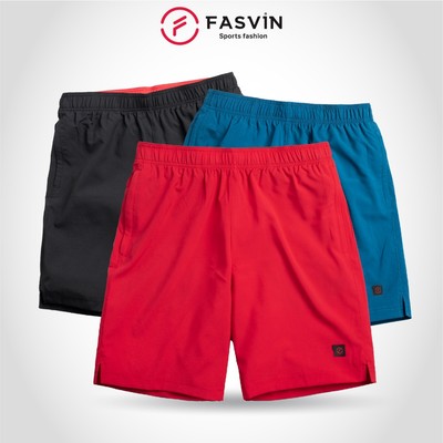 Quần đùi thể thao nam Fasvin Q21430.HN vải gió chun mềm mại co giãn thoải mái, năng động trẻ trung