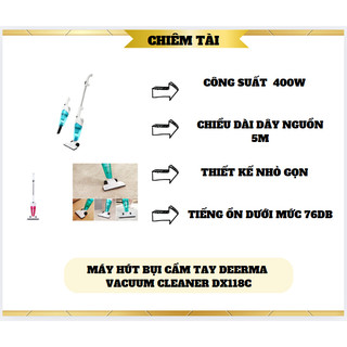 Máy hút bụi cầm tay Deerma Vacuum Cleaner DX118C