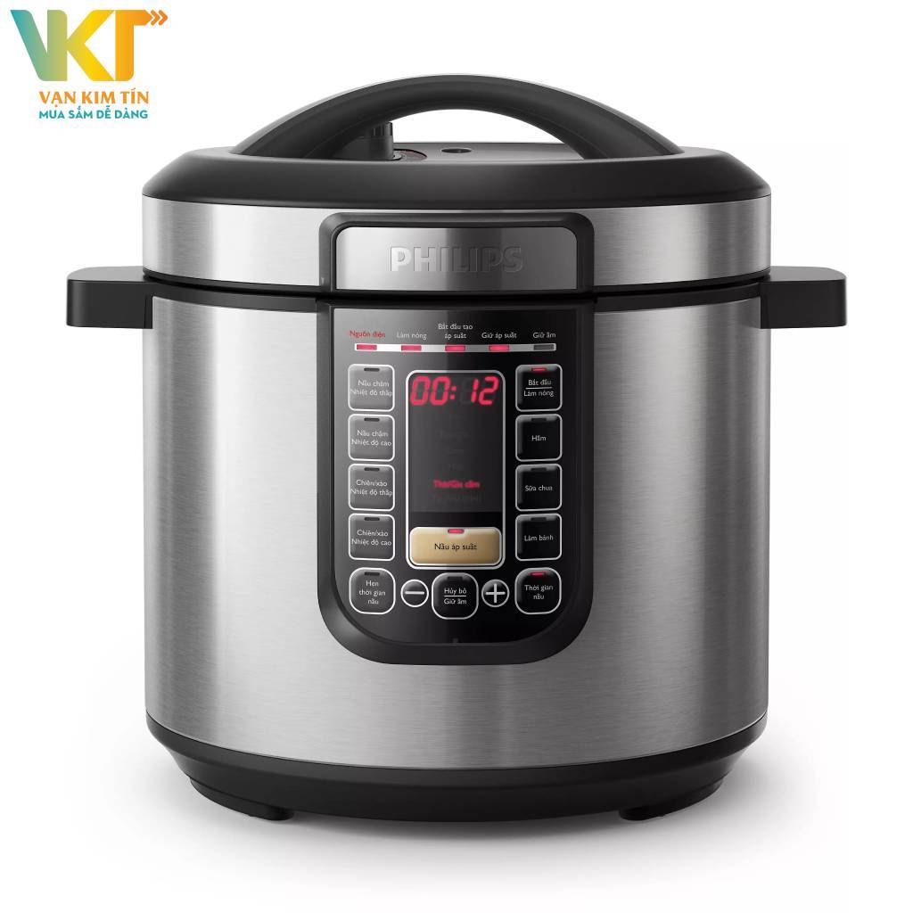 Nồi áp suất đa năng Philips HD2237/66 dung tích 6 lít, công suất 1300W