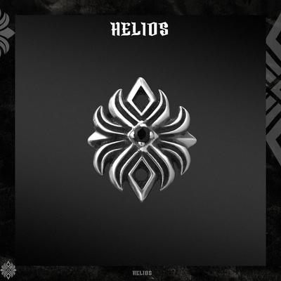 Khuyên Tai Bạc S925 Onega Lotus Earring Helios Black Silver Original
