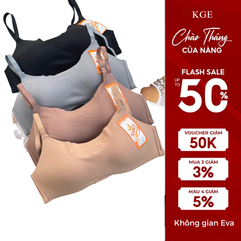 Áo lót thun su mút mỏng không gọng dạng bra, áo ngực định hình vòng 1 9590