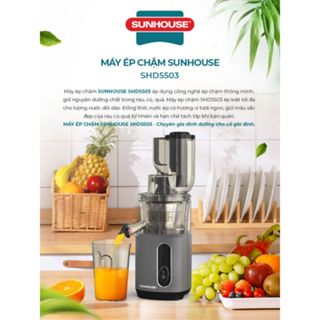 Sale-Máy ép chậm Sunhouse SHD5503 chính hãng 100% trưng bày mới 98-99% Bảo hành 12 tháng