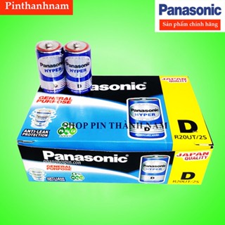 Hộp 24 viên pin đại Panasonic hyper màu xanh R20UT/2S chính hãng