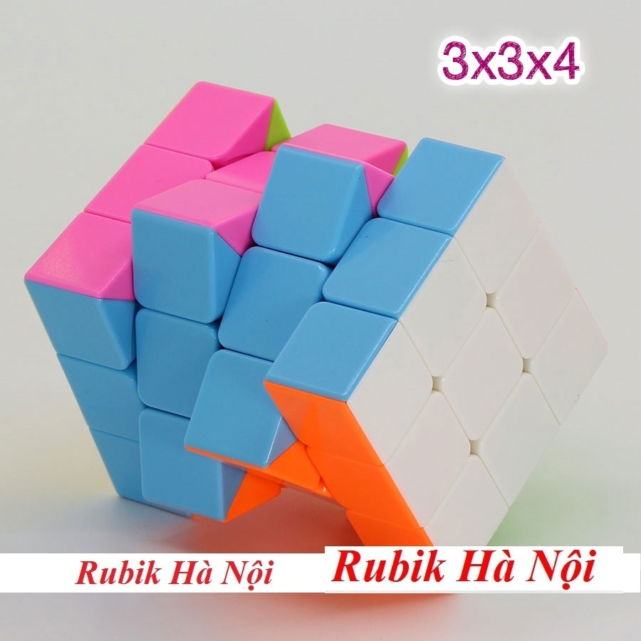 Rubik 3x3x4 Stickerless