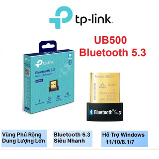 Usb bluetooth 5.3 tplink ub500 dùng cho pc, chính hãng, mới 100%, bảo hành 2 năm- kết nối bluetooth nhanh hơn