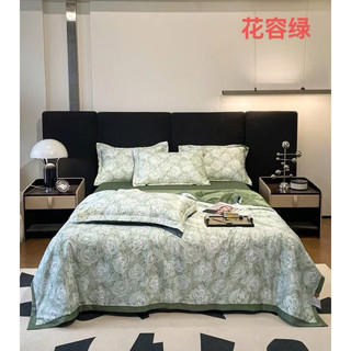 Set Chăn Ga Gối Lụa Thái Phi Bóng “ Chăn Trần Hè”