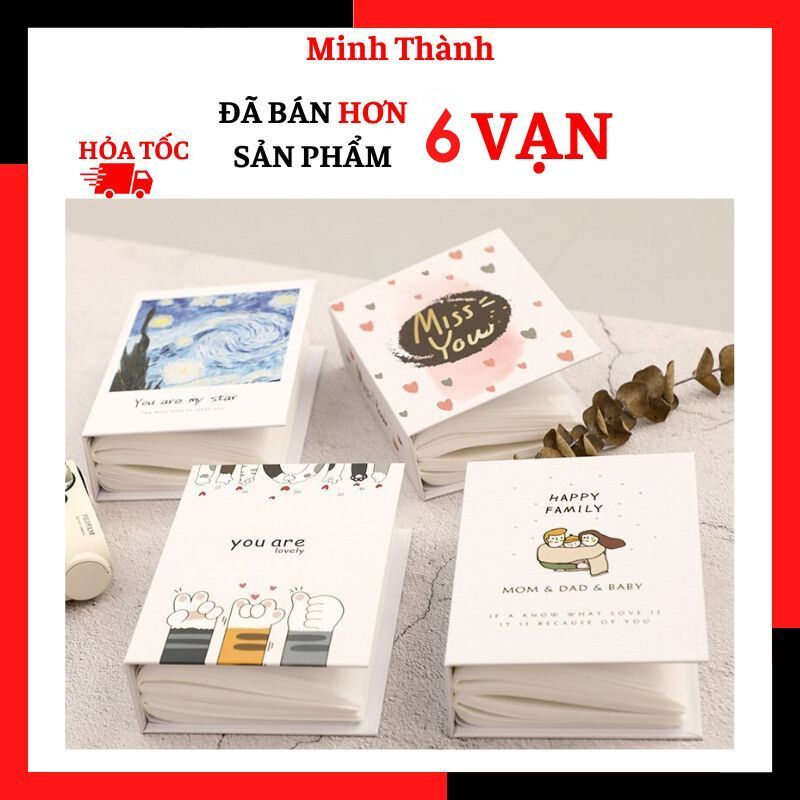  Album đựng ảnh 6x9 9x13 10x15 13x18 đựng được 100-200 tấm vintage bìa cứng siêu đẹp tại Tiệm ảnh Minh Thành 