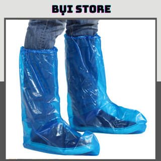 Ủng đi mưa nilon - bọc giày nilon tiện dụng chuyên dụng đi xe máy - đi phượt Bụi Store