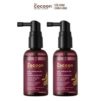 HÀNG TẶNG KHÔNG BÁN - Combo 2 Trial size - Nước dưỡng da đầu bồ kết Cocoon giảm gàu và chăm sóc da đầu nhạy cảm 50ml