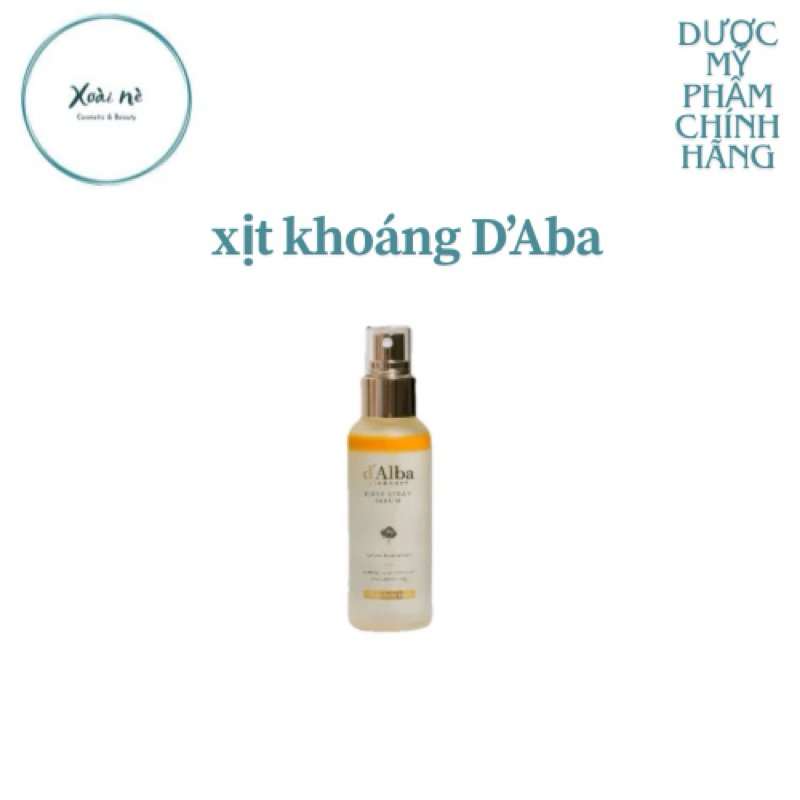 xịt khoáng D’alba