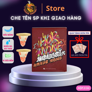 [Hộp 2 Bao] Bao Cao Su Bi mỏng mềm HBM thế hệ mới BCS tăng kích thích khoái cảm BS10