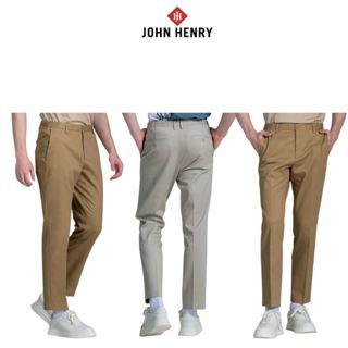 JOHN HENRY - Quần Kaki Nam Form Ôm - Lịch lãm, thời thượng KP25SS02P - Slim Fit - Form Ôm