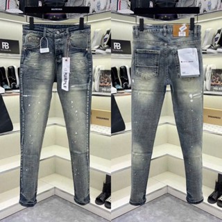 Quần Bò Purple Trơn Xanh Rêu Vẩy Sơn 4 Cúc Quần Bò Purple Xanh Bụi Vẩy Sơn Xanh Sáng Chất Co Giãn