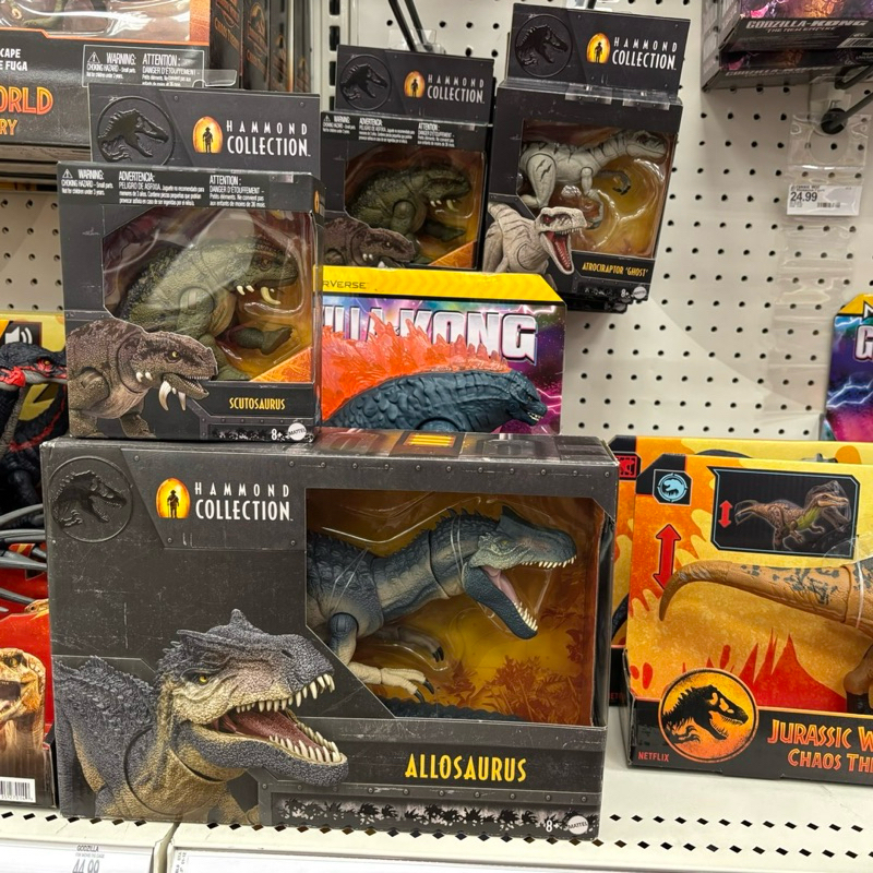 Jurassic World từ BST Hammond Collection của Mattel,Mô hình khủng long đồ chơi Allosaurus,quà tặng s