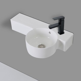  Chậu lavabo treo tường mini có thể đặt bàn đá 