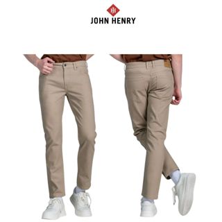 Quần Kaki Nam John Henry - Quần Khaki Jeans Nam Form Ôm KP25SS08C - Slim Fit-  Form Ôm