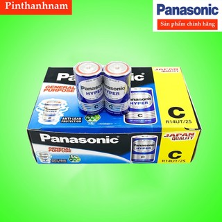  Hộp 24 Viên Pin Trung C Panasonic Hyper R14UT 2S Chính Hãng 