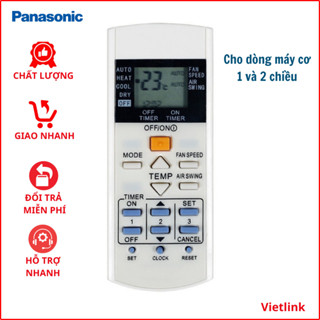  Điều khiển điều hoà Panasonic cơ - Remote máy lạnh Panasonic cơ  Thường  