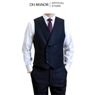 Áo Gile Cổ Vest DH Manor 6 Cúc | DH Manor Double-Breasted  Vest