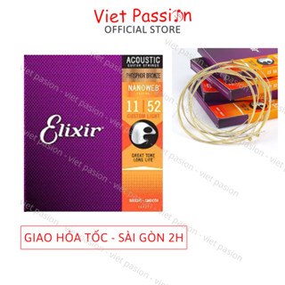 Dây lẻ 1 dây đàn guitar acoustic Elixir (Nanoweb) 16027 size 11 chất lượng Viet Passion HCM