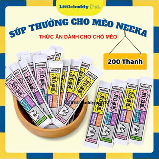 [Hoả tốc] Combo 200 Súp Thưởng Neeka 12g Cho Mèo, Súp Thưởng Mèo Neeka, Súp Thưởng Cho Mèo Mọi Lứa Tuổi