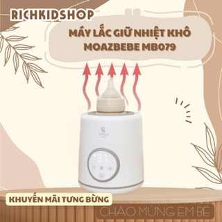 [ Bảo hành 12 tháng ] Máy lắc bình sữa và ủ ấm sữa thông minh Moazbebe MB079