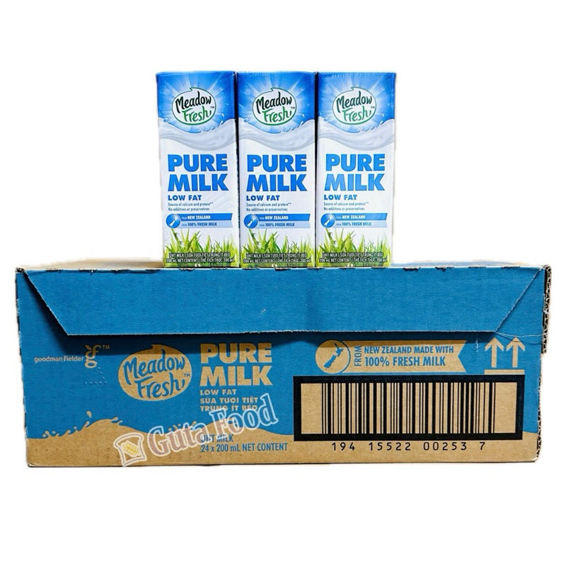 [Date 04/2026] Thùng 24 hộp sữa ít béo meadow fresh low fat