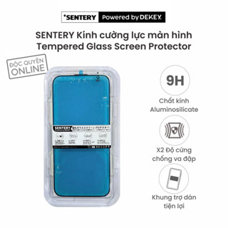 Kính Cường Lực SENTERY[Powered by DEKEY] 9H Khung Trợ Dán/Chống Nhìn Trộm 11/12/13/14/15/16