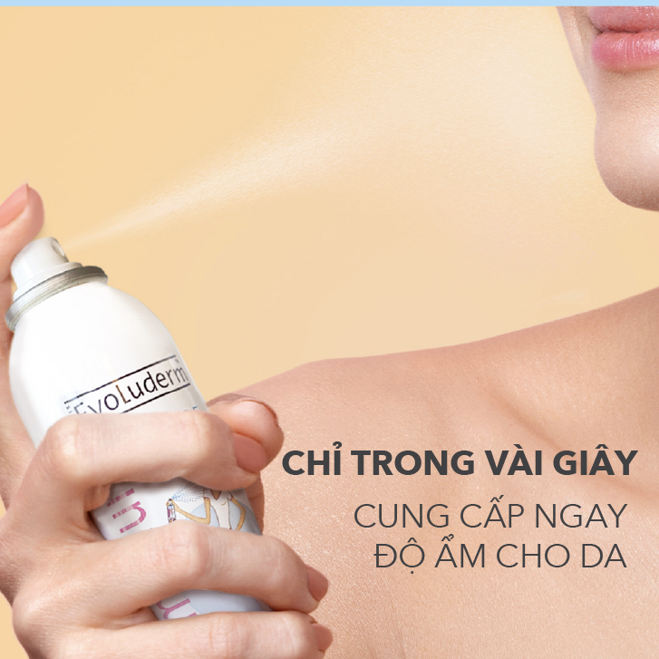 Xịt Khoáng Evoluderm Atomiseur Eau Pure Pháp chai 150ml