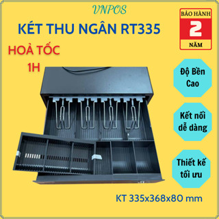 Ngăn Kéo Đựng Tiền, Két thu ngân cỡ nhỏ Antech RT 335 tiền kết nối máy in hoá đơn tự động mở két