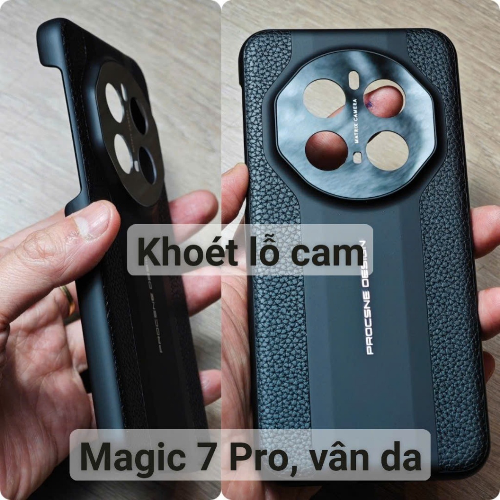 [Vân Da] Ốp lưng PC Porsche Design Huawei P60 Pro Pura 70 Ultra Magic 6 5 4 Art P50 P40 Mate 60 50 3