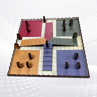  Bàn Cờ Cá Ngựa Gỗ Cao Cấp Trò Chơi Dành Cho 2-4 Người - HĐ 