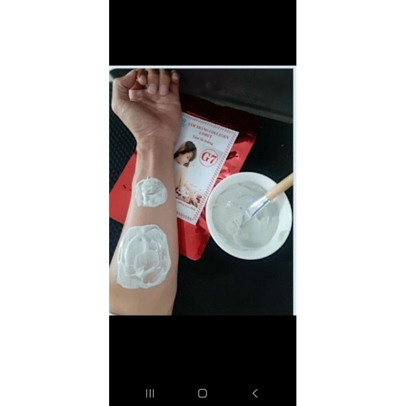 kem tắm trắng G7 5 phút.