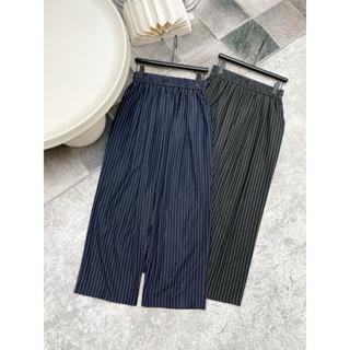 Quần Xuông kẻ sọc ống rộng cạp chun Bigsize