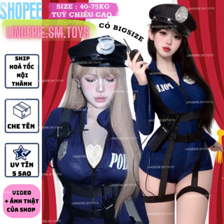LL8531 [CHE TÊN + CÓ BIGSIZE] Trang Phục Nội Y Hoá Trang Nữ Đặc Công Gợi Cảm , Cosplay Sexy Jumsuit Liền Thân NhảBIGSIZE