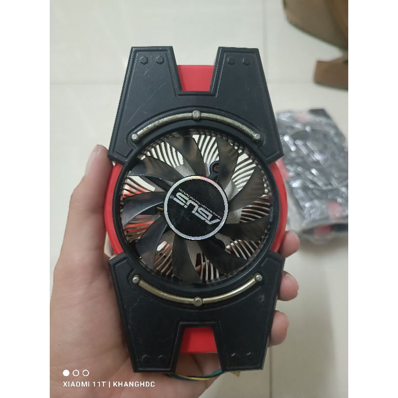 Tản nhiệt vga 640 2gd3 550ti hd 7750 r7250x asu [nguyên cụm quạt + heatsink]