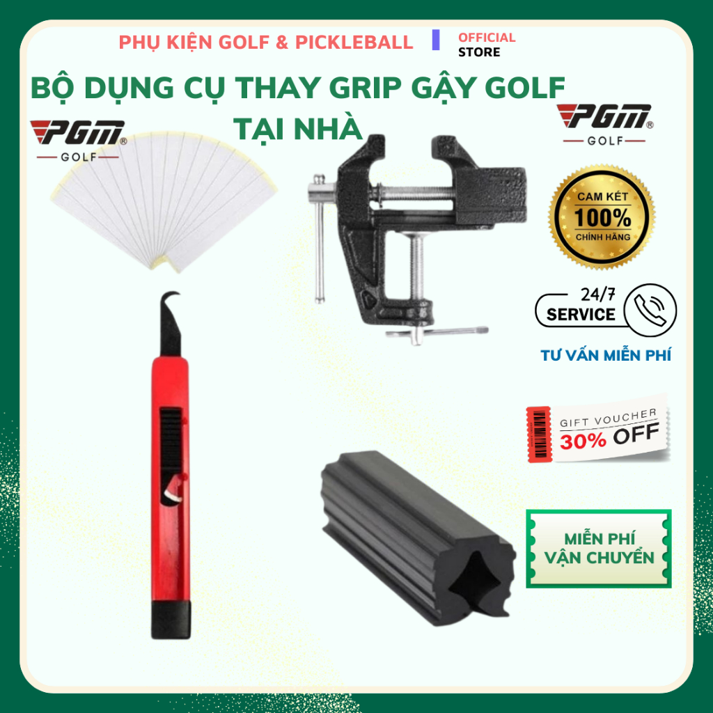 Bộ Dụng Cụ Thay Grip Gậy Golf Tại Nhà - Giải Pháp Tiện Lợi Cho Golfer