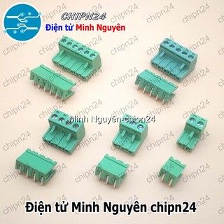 (F216) Domino 2EDG5.08 Cong (Terminal 5.08 5.08mm, Cầu đấu dây nguồn 2P/3P/4P/5P/6P/7P/8P/9P/10P/11P/12P) - [Chọn Loại]
