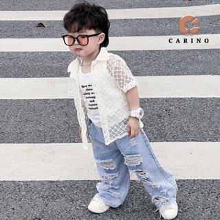 Áo sơ mi lưới Carino sành điệu mặc đi chơi, đi biểm, đi du lịch cho bé 7kg-25kg ( thấp hơn 1m2)