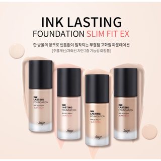 Kem nền che khuyết điểm lâu trôi THEFACESHOP INK LASTING FOUNDATION SLIMFIT