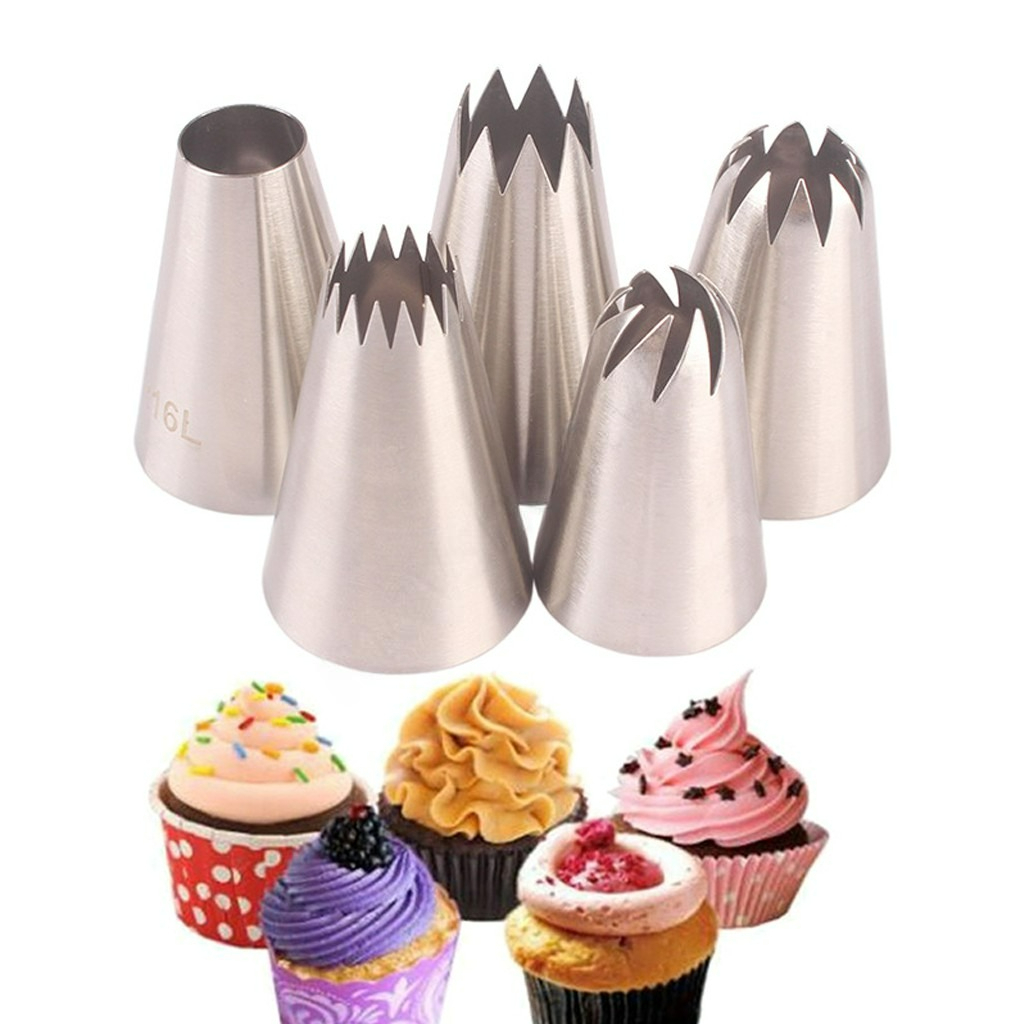 Bộ 5 đui bắt kem trang trí cupcake (C10/ 336/ 7FT/ R16L/ 362)