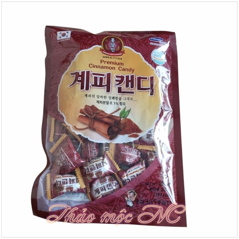Kẹo QUẾ NK Hàn Quốc gói 200g chính hãng